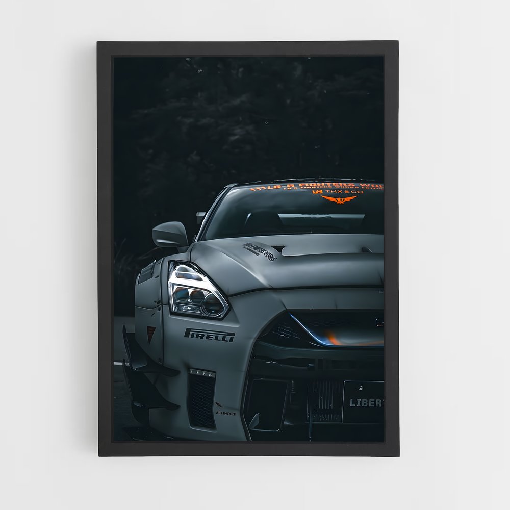 Poster Gt-r r magnifique – affiche Nissan (vue 2)